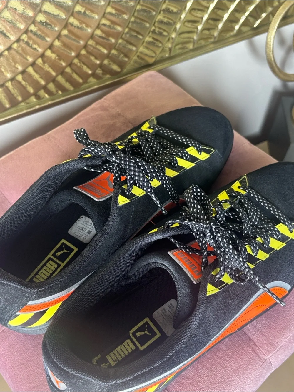 Men Puma Black Hazard Sneakers ☣️☢️⚠️